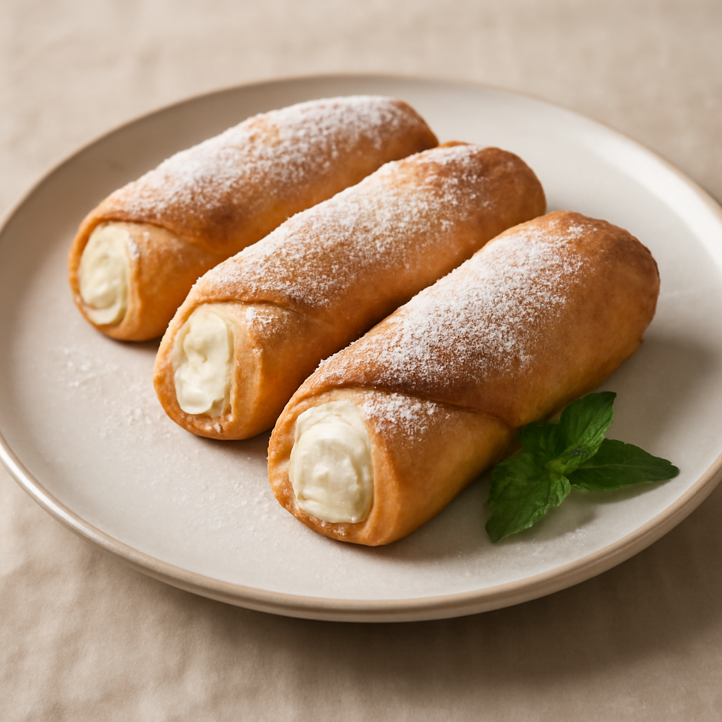 Pitoni messinesi dolci farciti con ricotta