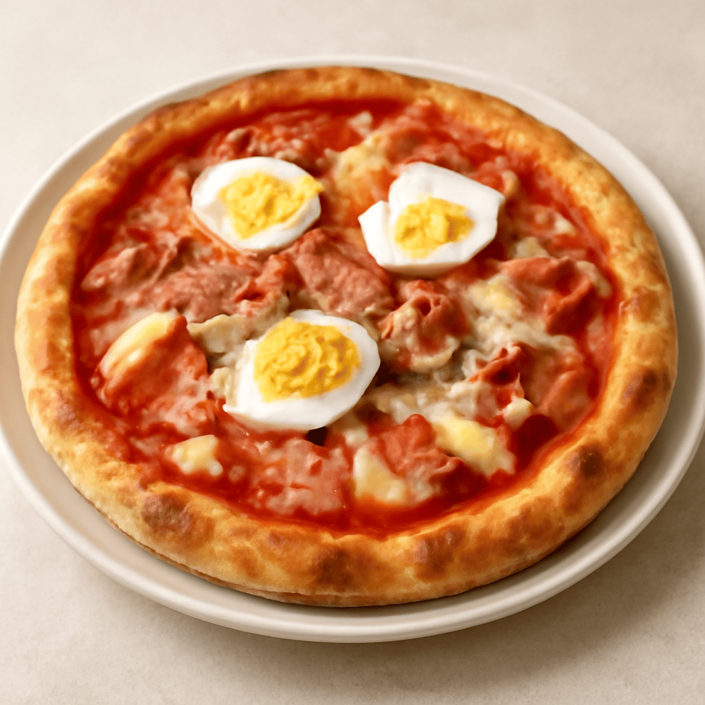 Pizza carbonara