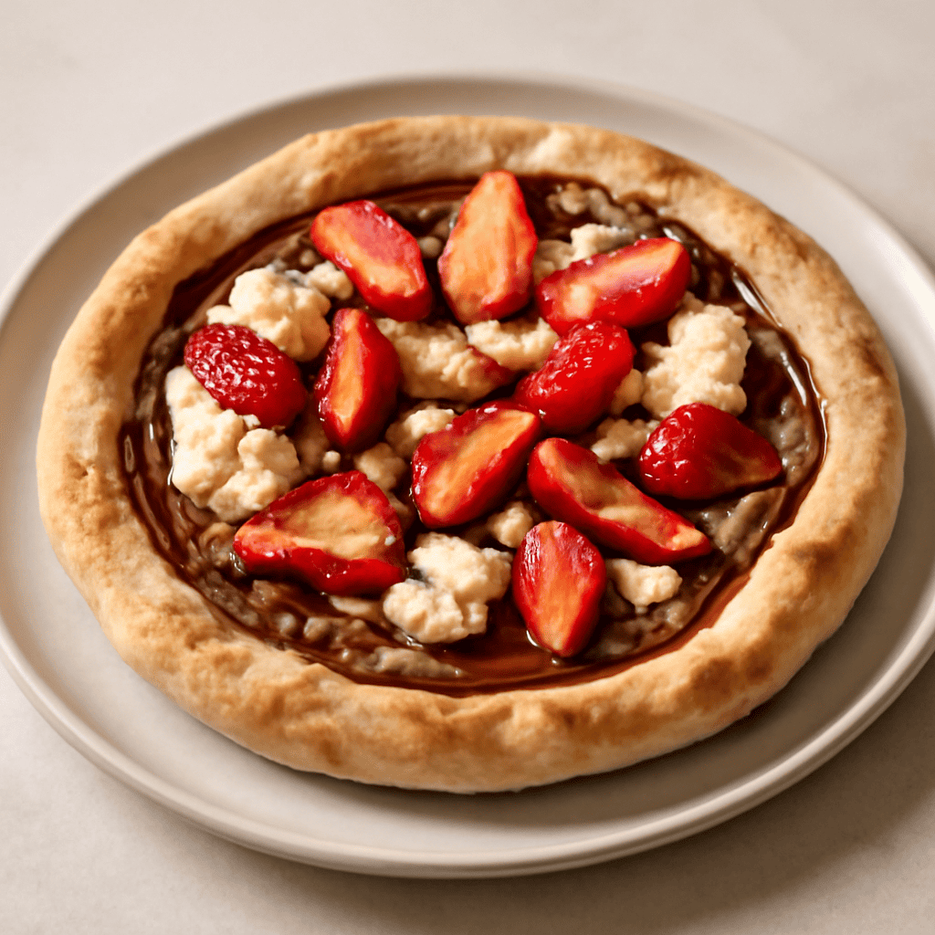 Pizza dessert