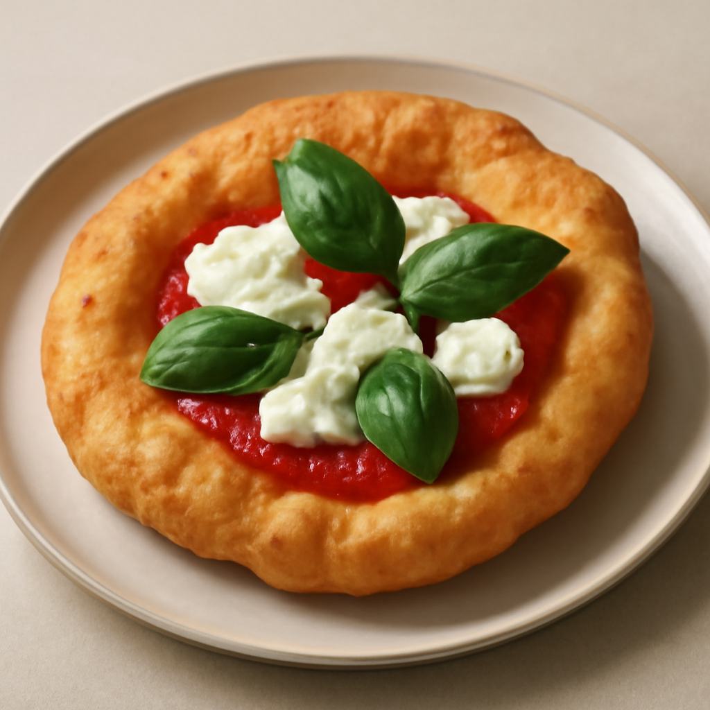 Pizza fritta napoletana