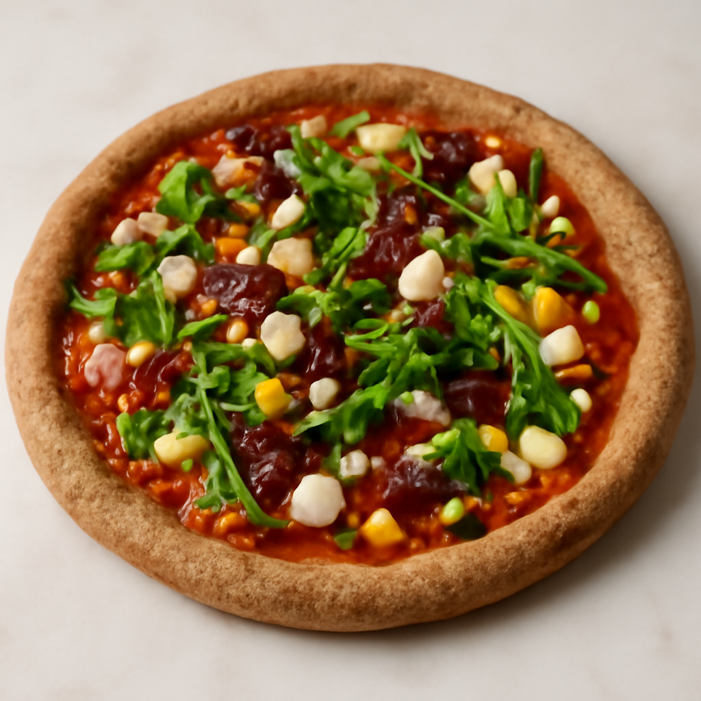 Pizza integrale alle erbe