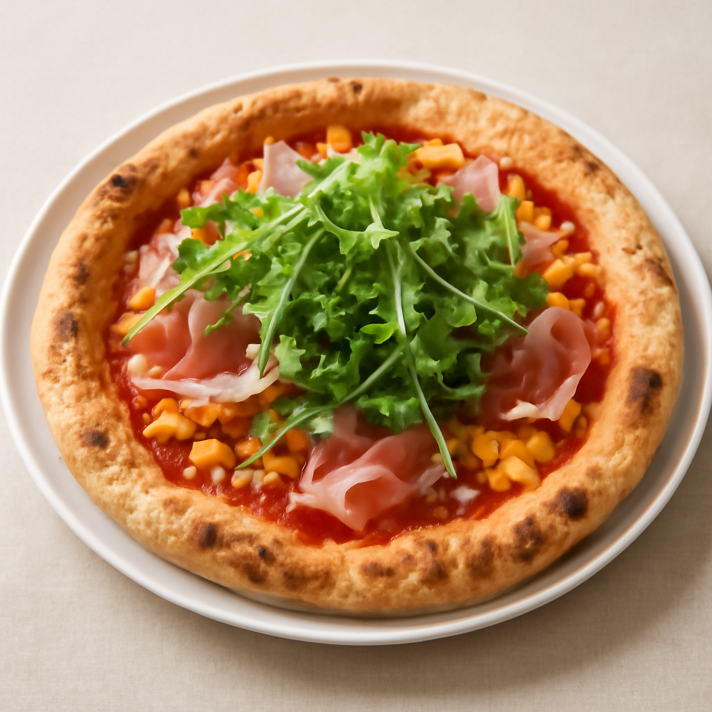 PIZZA MAIS CRUDO E RUCOLA