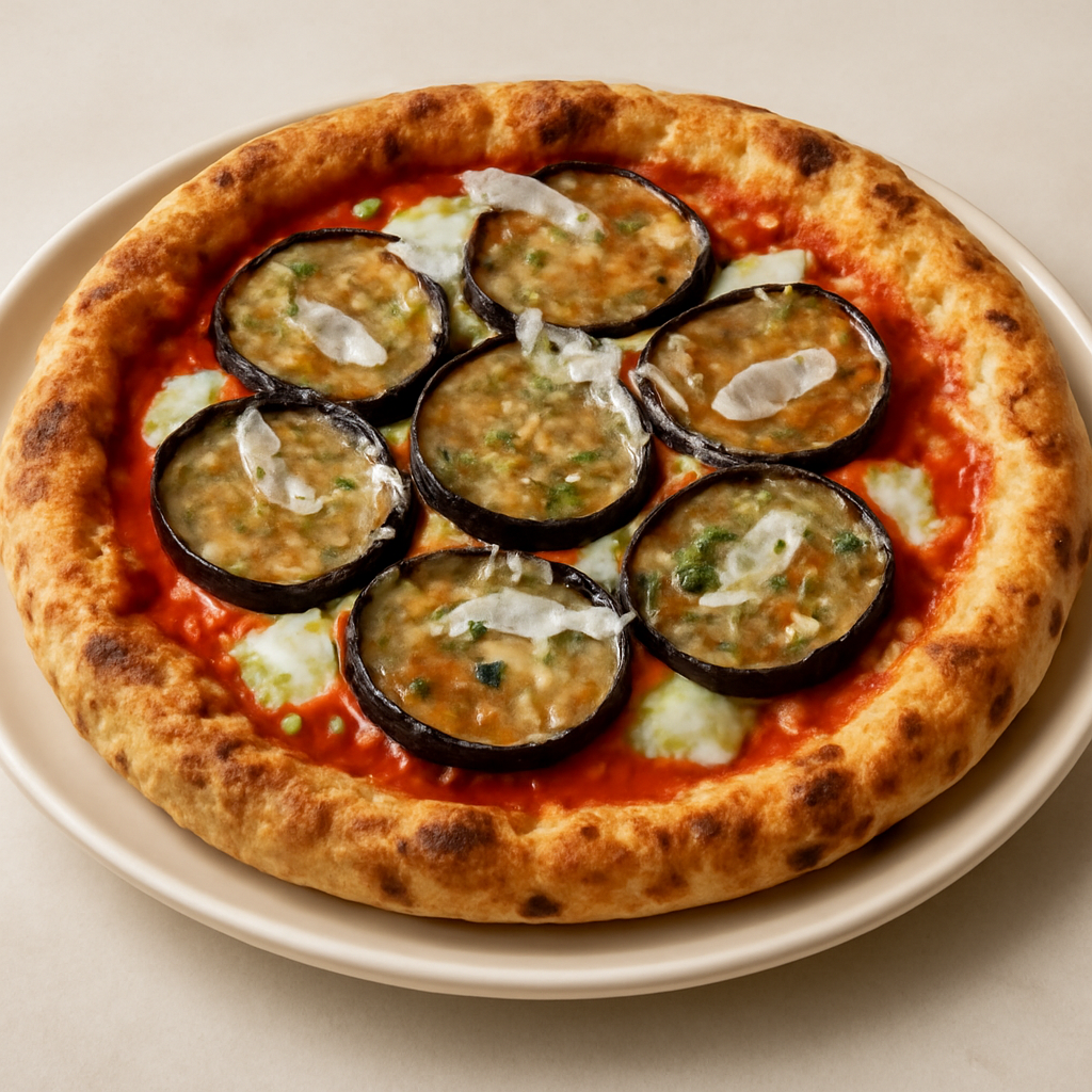 pizza melanzane al vapore