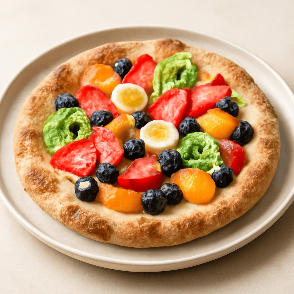 Pizza mix fruits