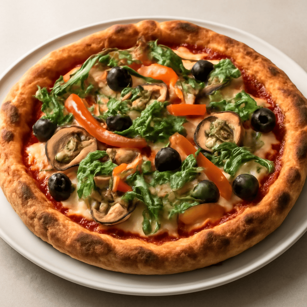 Pizza mixtos verdures