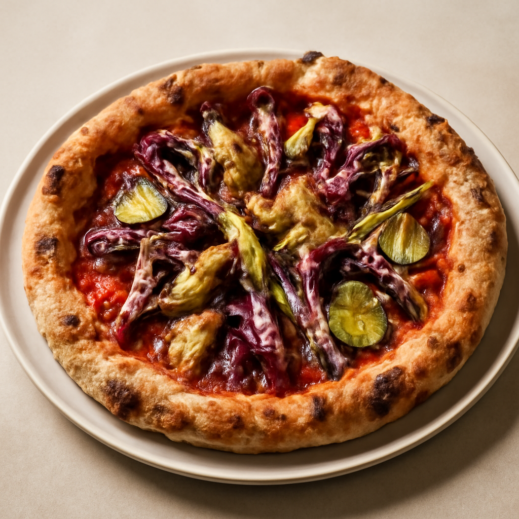 PIZZA NAPOLETANA AL RADICCHIO