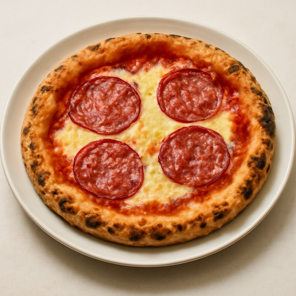 Pizza napoletana al salame piccante