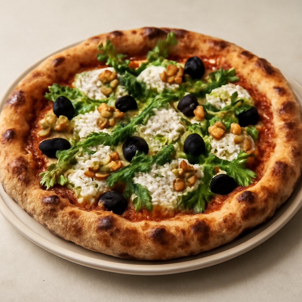 Pizza ricotta e noci