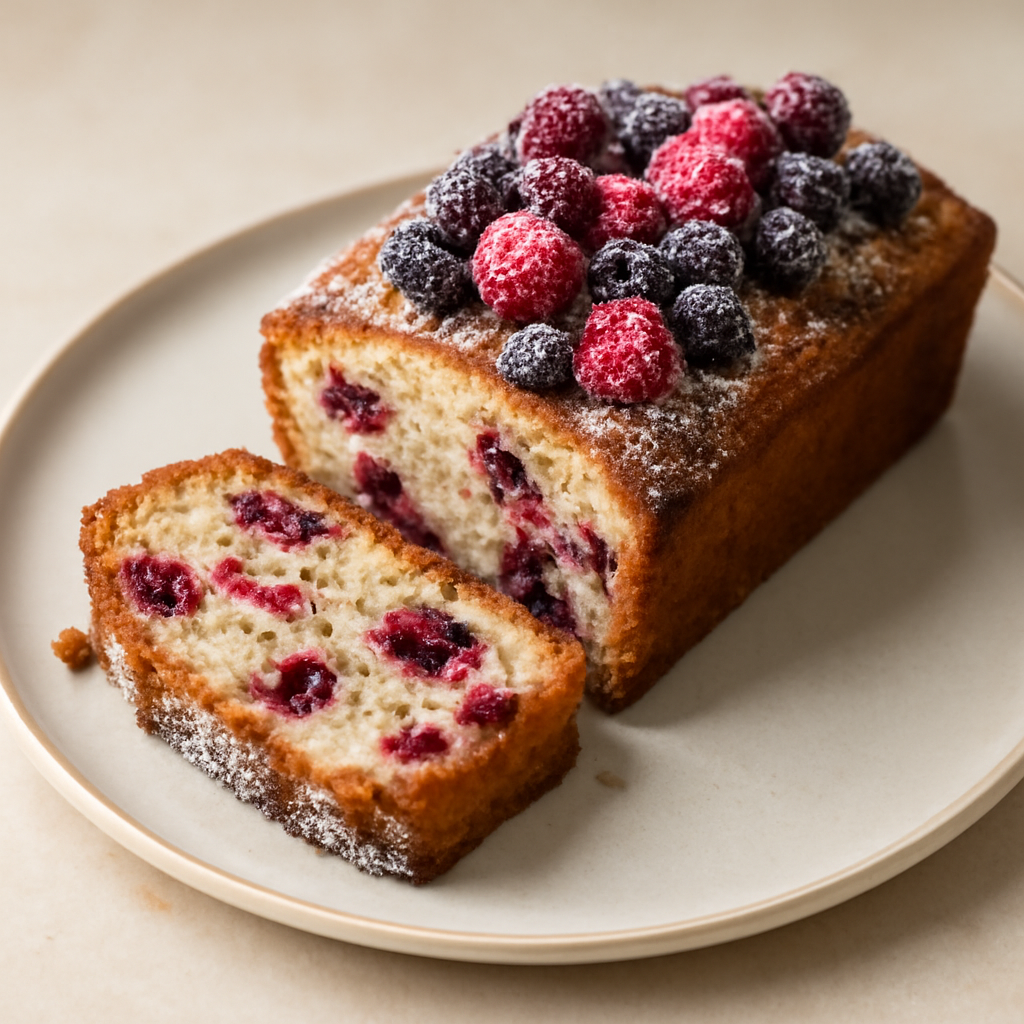 Plumcake ai frutti di bosco