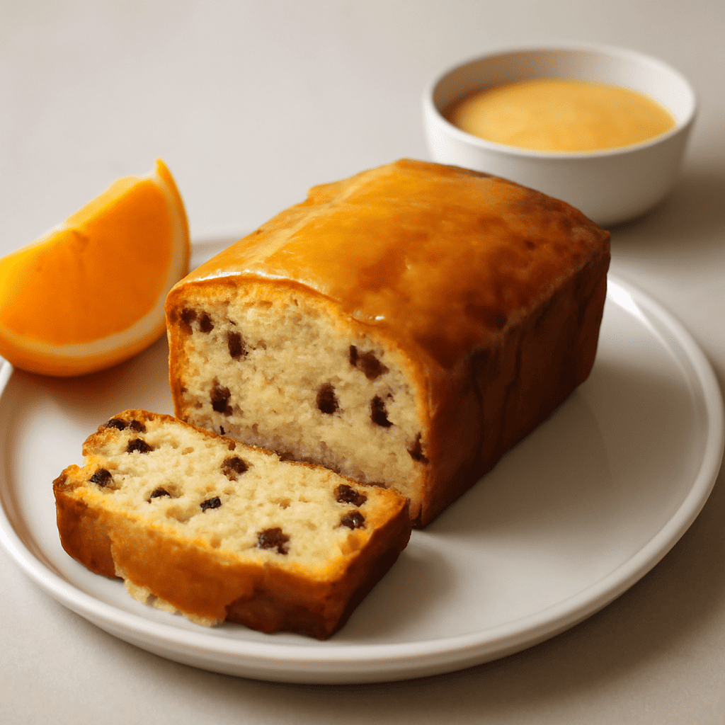 Plumcake arancia e cioccolato