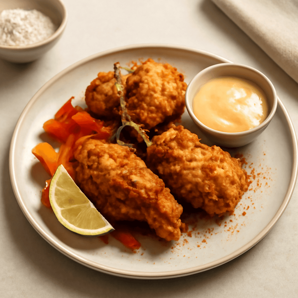 Pollo fritto al tabasco