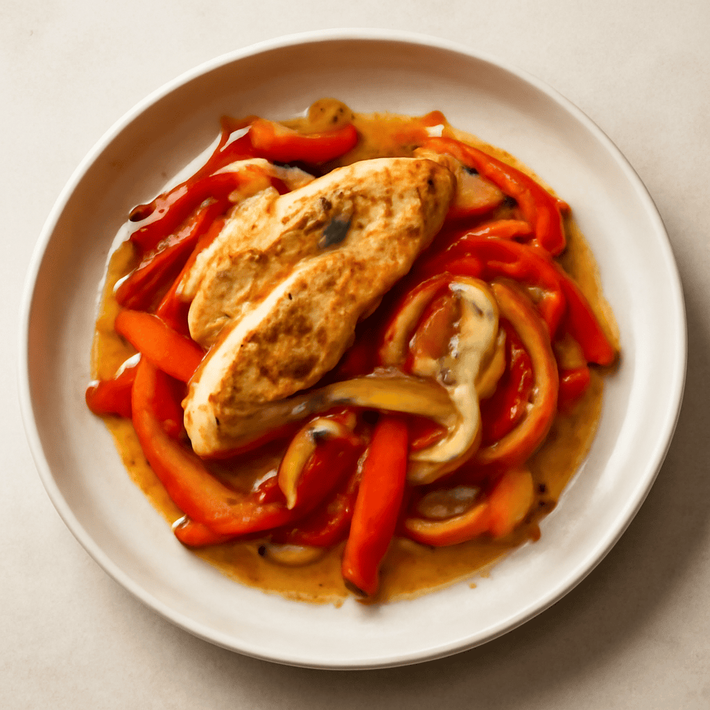 Pollo sfizioso ai peperoni