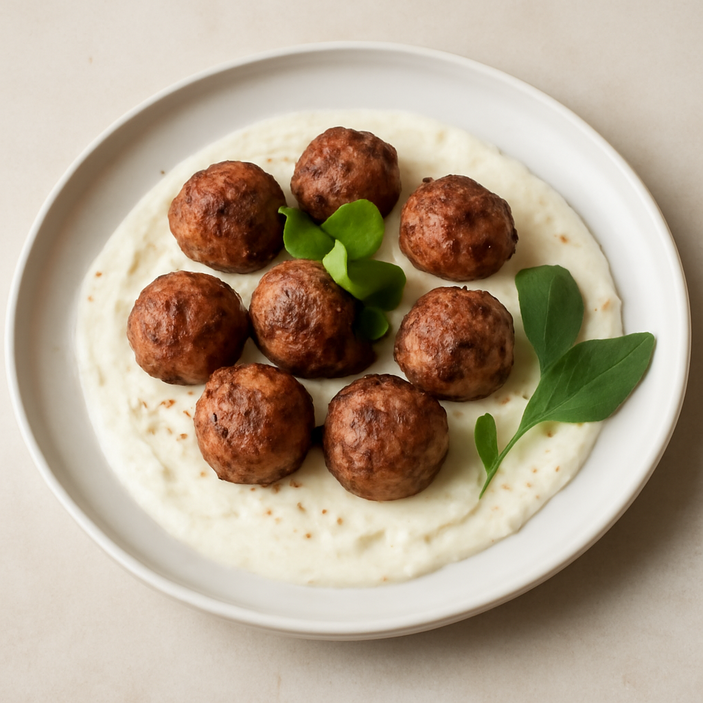 Polpettine alla salsa di Robiola