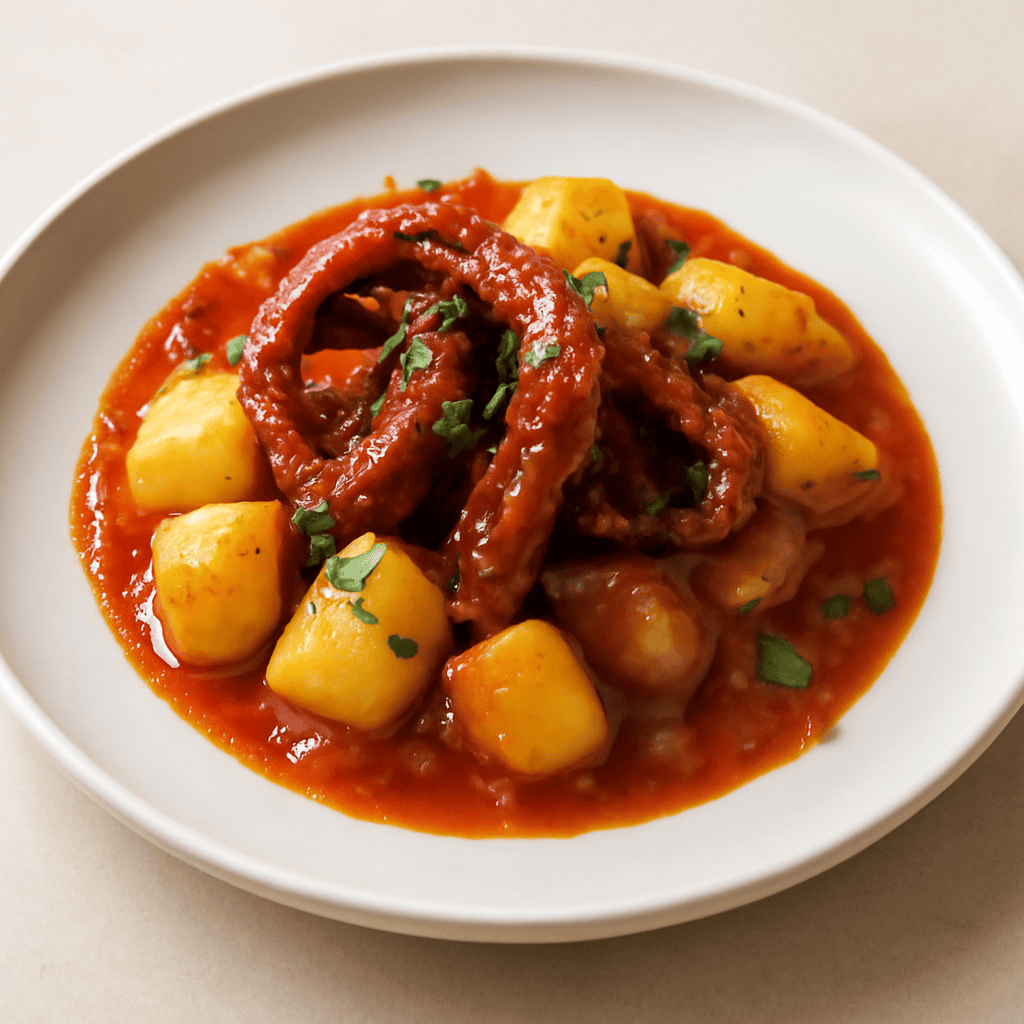 Polpo alla pizzaiola
