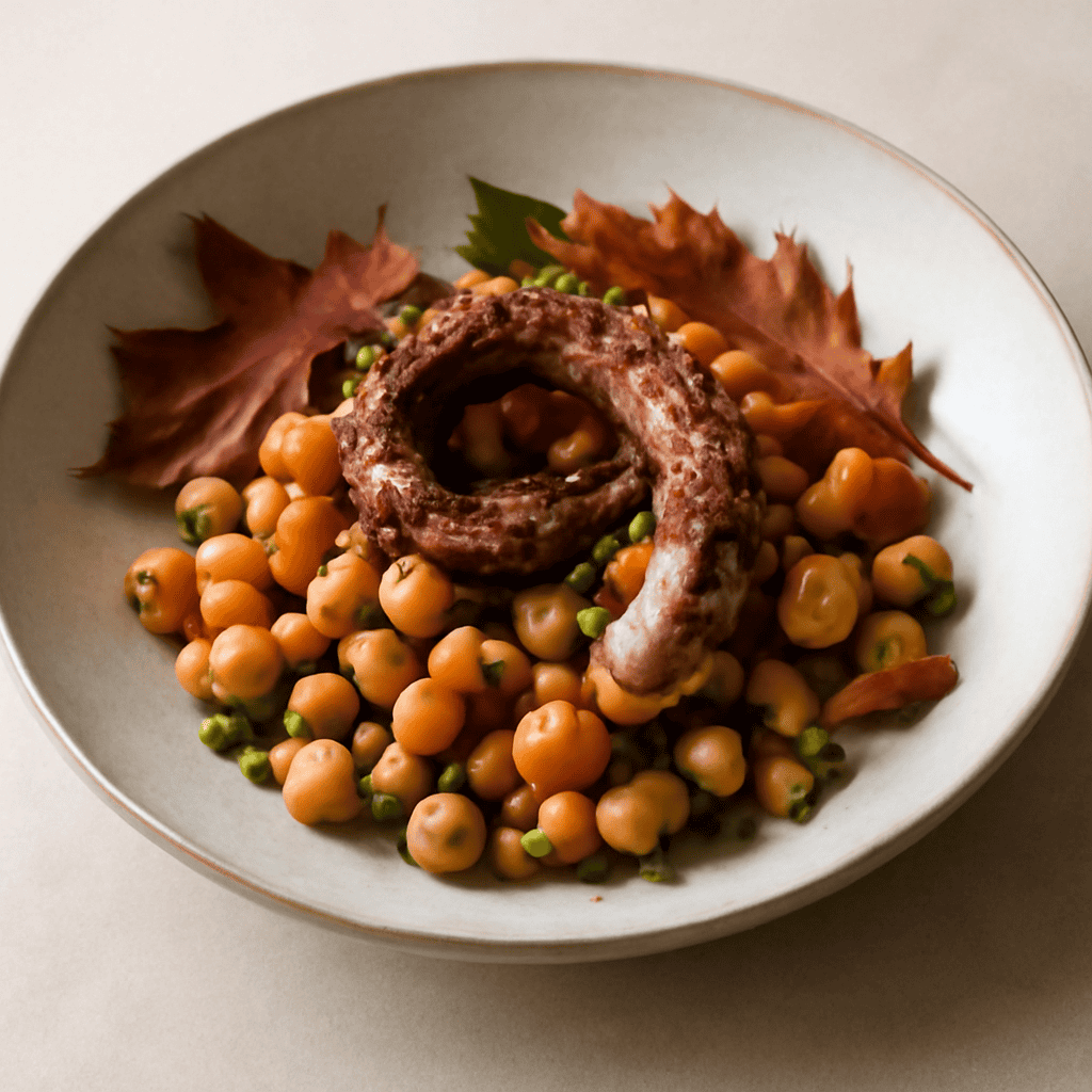 POLPO, CECI, ZUCCA E FOGLIE D’AUTUNNO