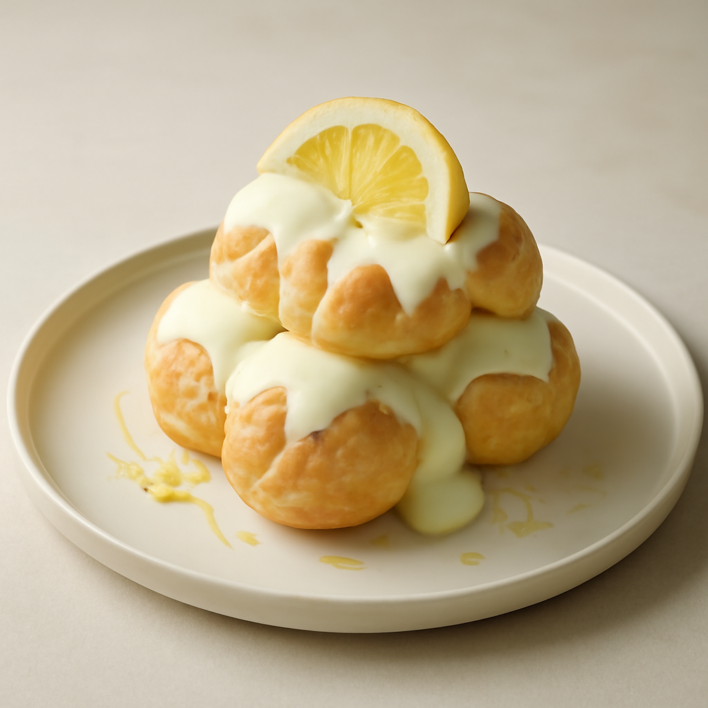 Profiteroles al limone