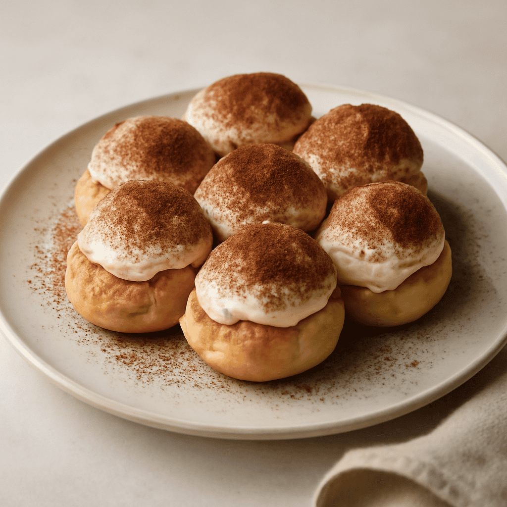 Profitteroles al tiramisù