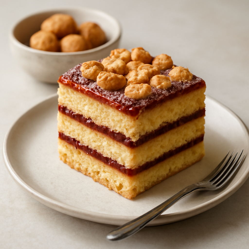Quattro quarti marmellata e amaretti