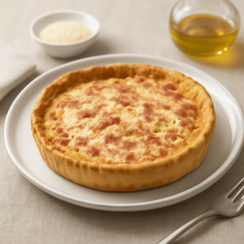 QUICHE AL PROSCIUTTO COTTO & FORMAGGIO