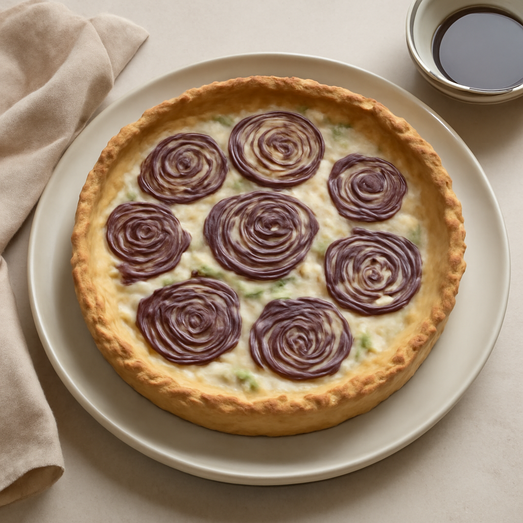 Quiche cipolle rosse e besciamella