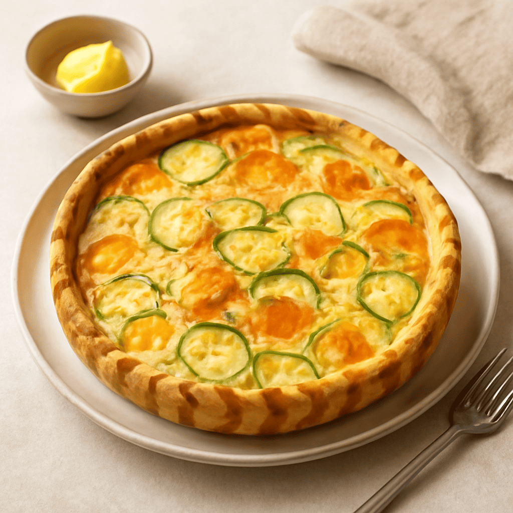 Quiche con zucchine e carote
