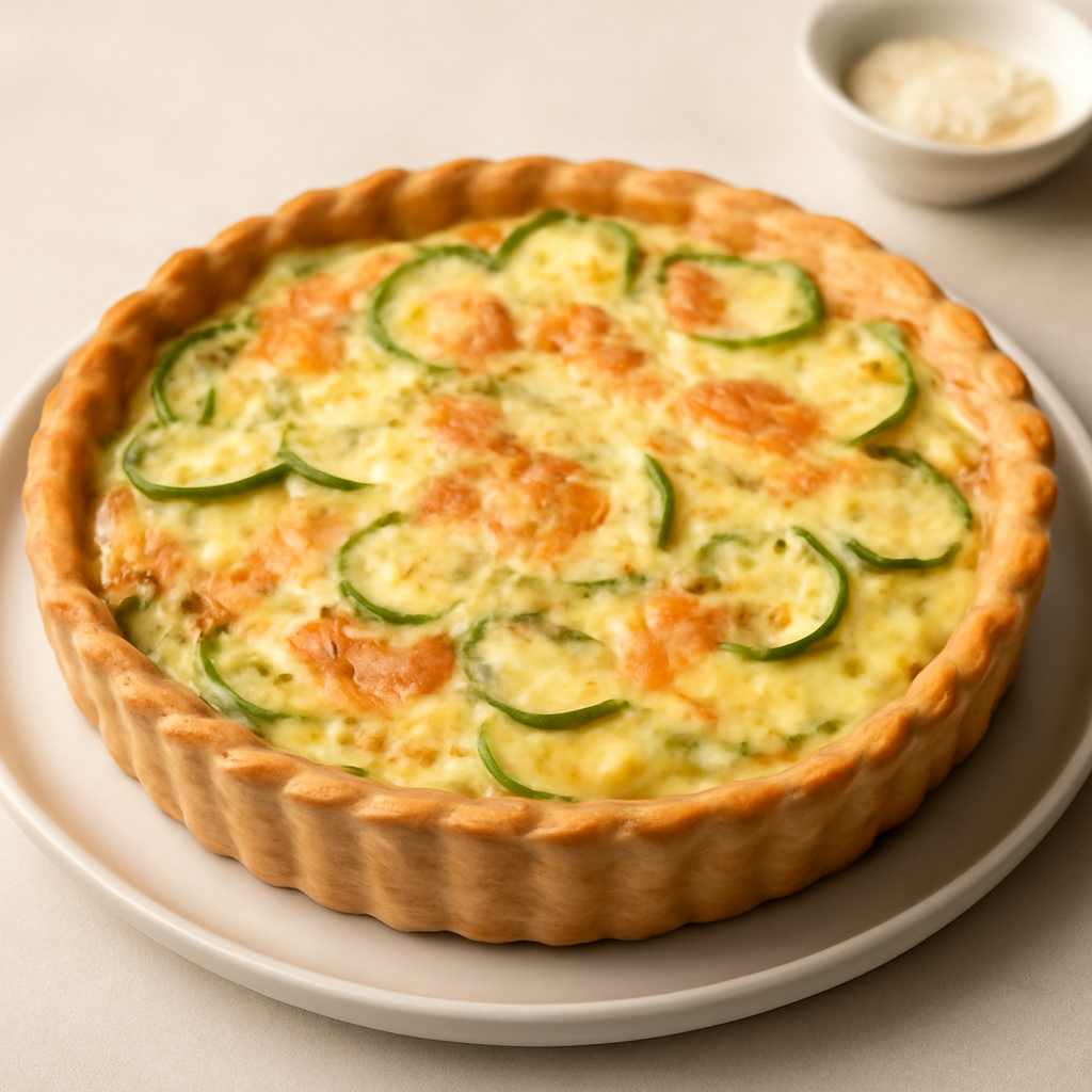 Quiche zucchine e salmone
