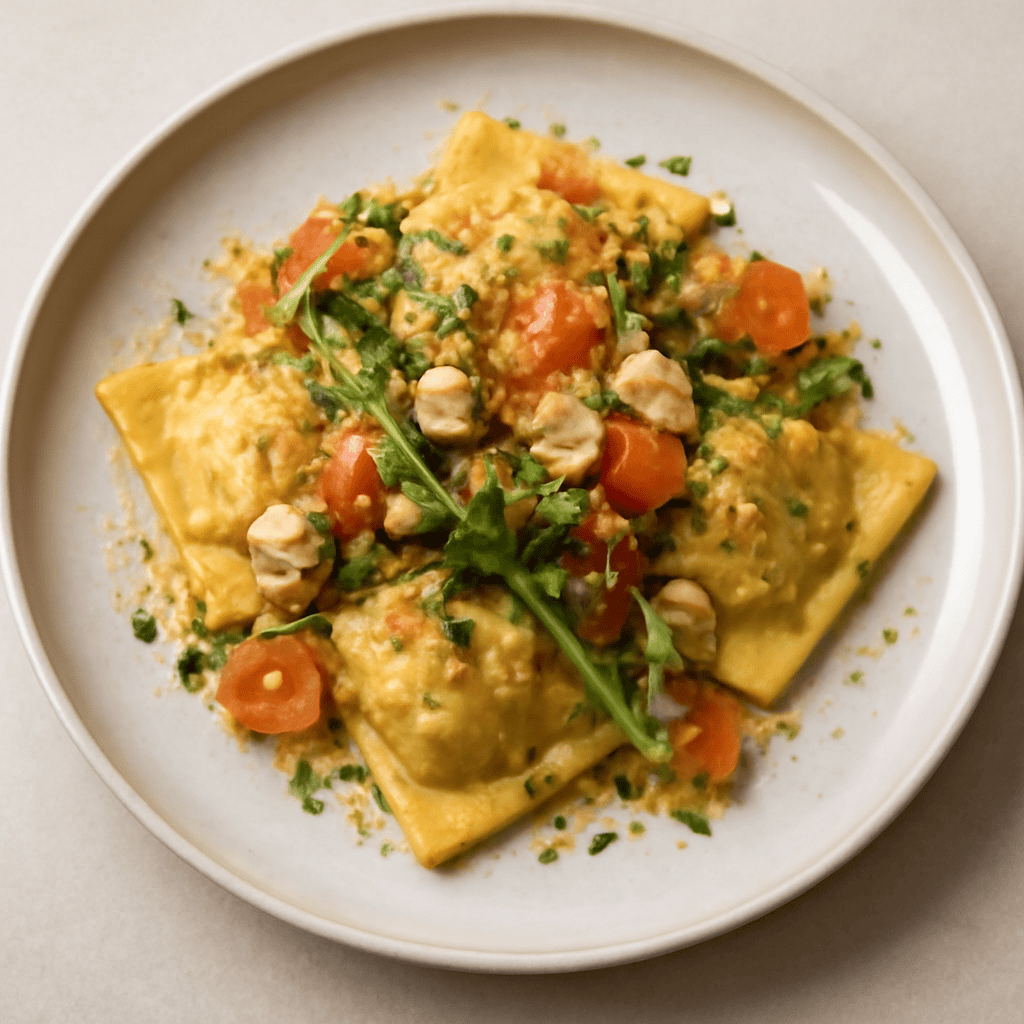 Ravioloni ai profumi di mare