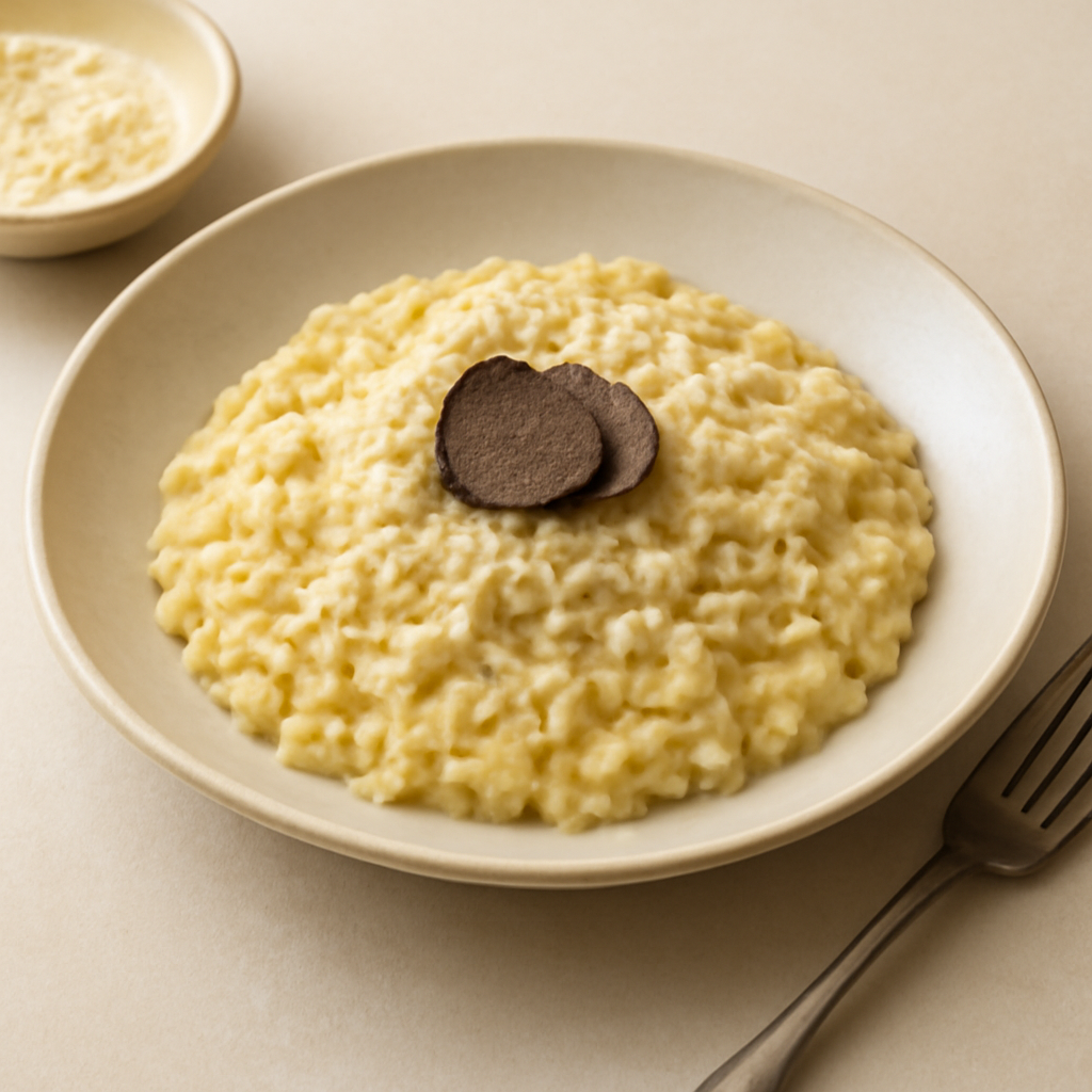 Risotto al grana con tartufo