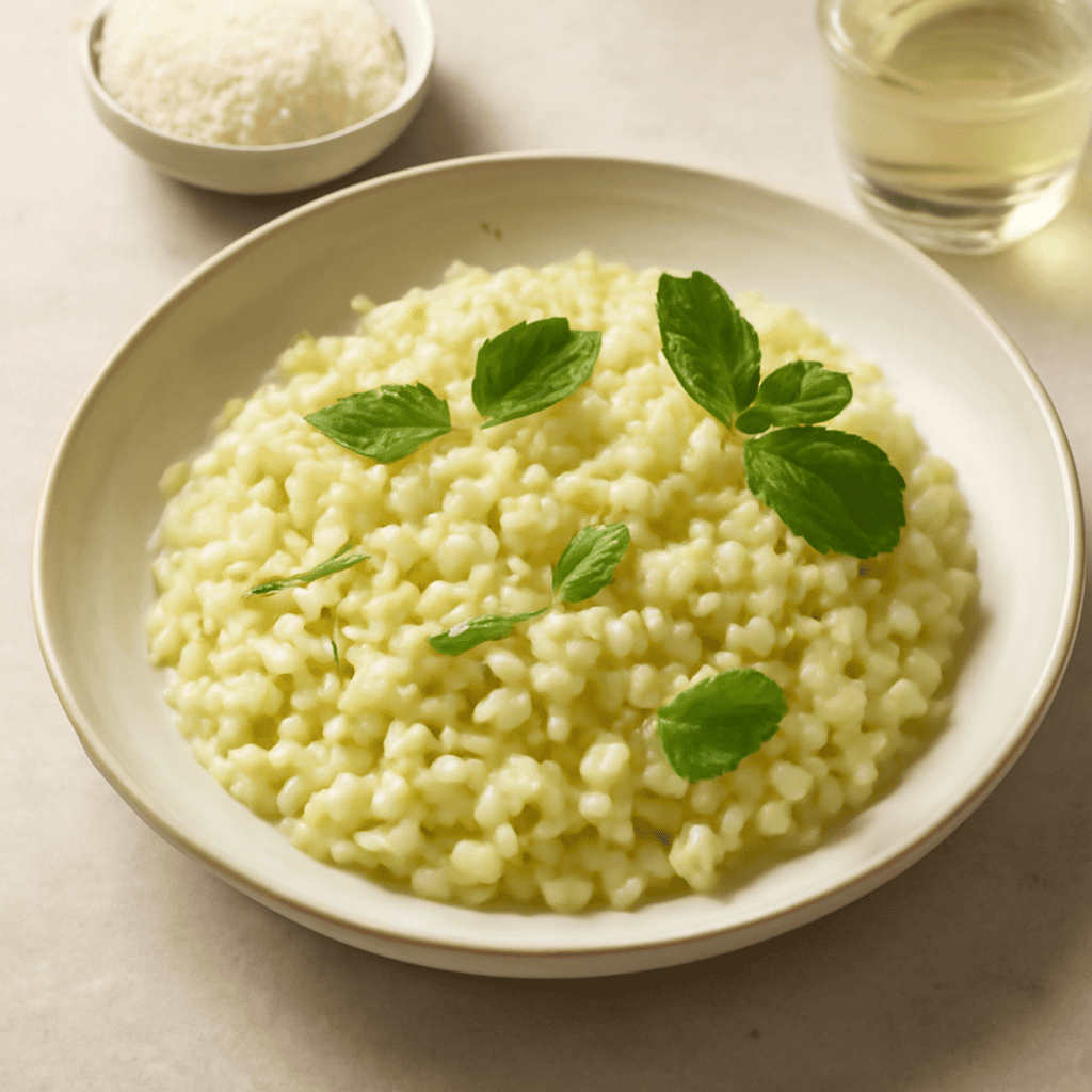 Risotto al mojito e grana padano