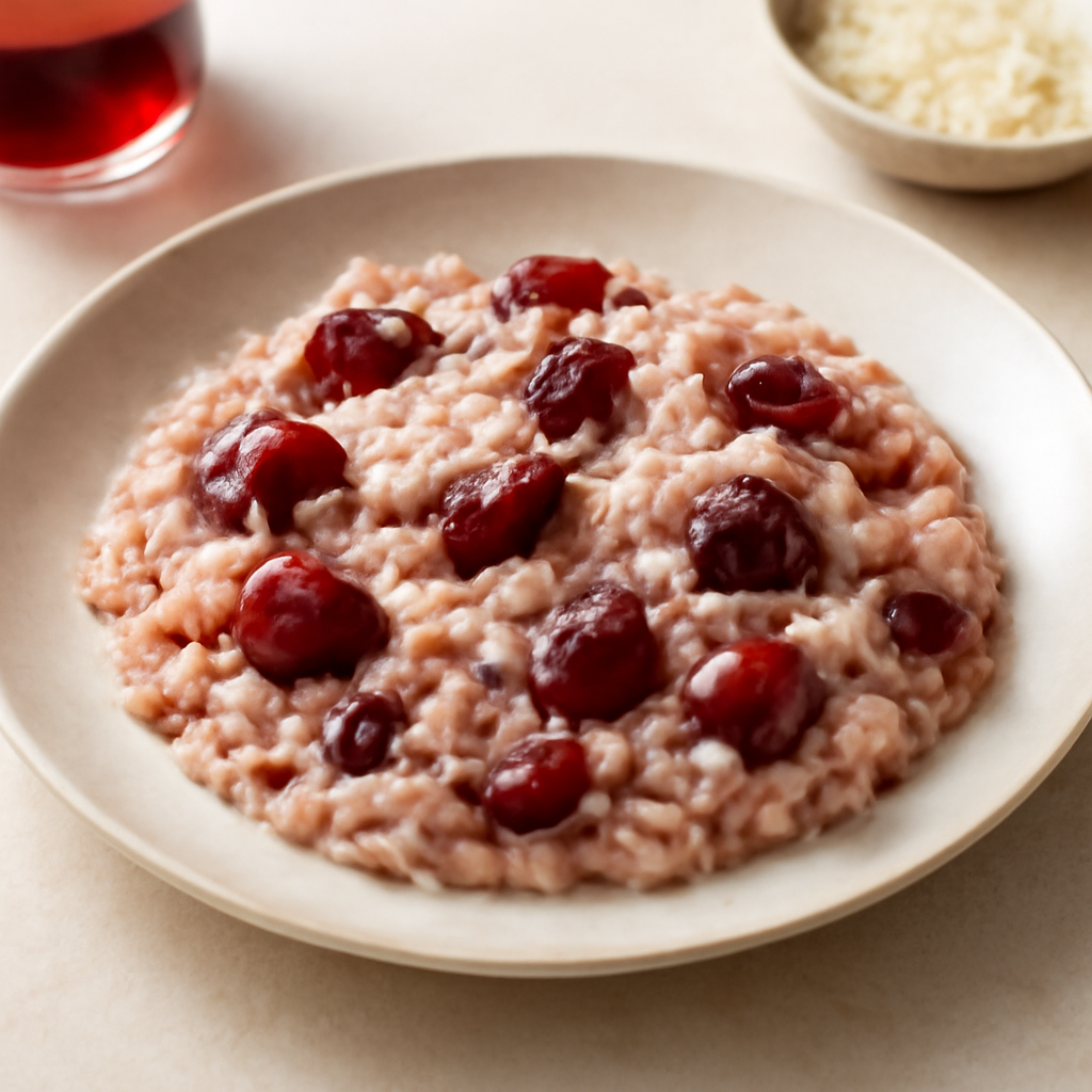 Risotto alle ciliegie