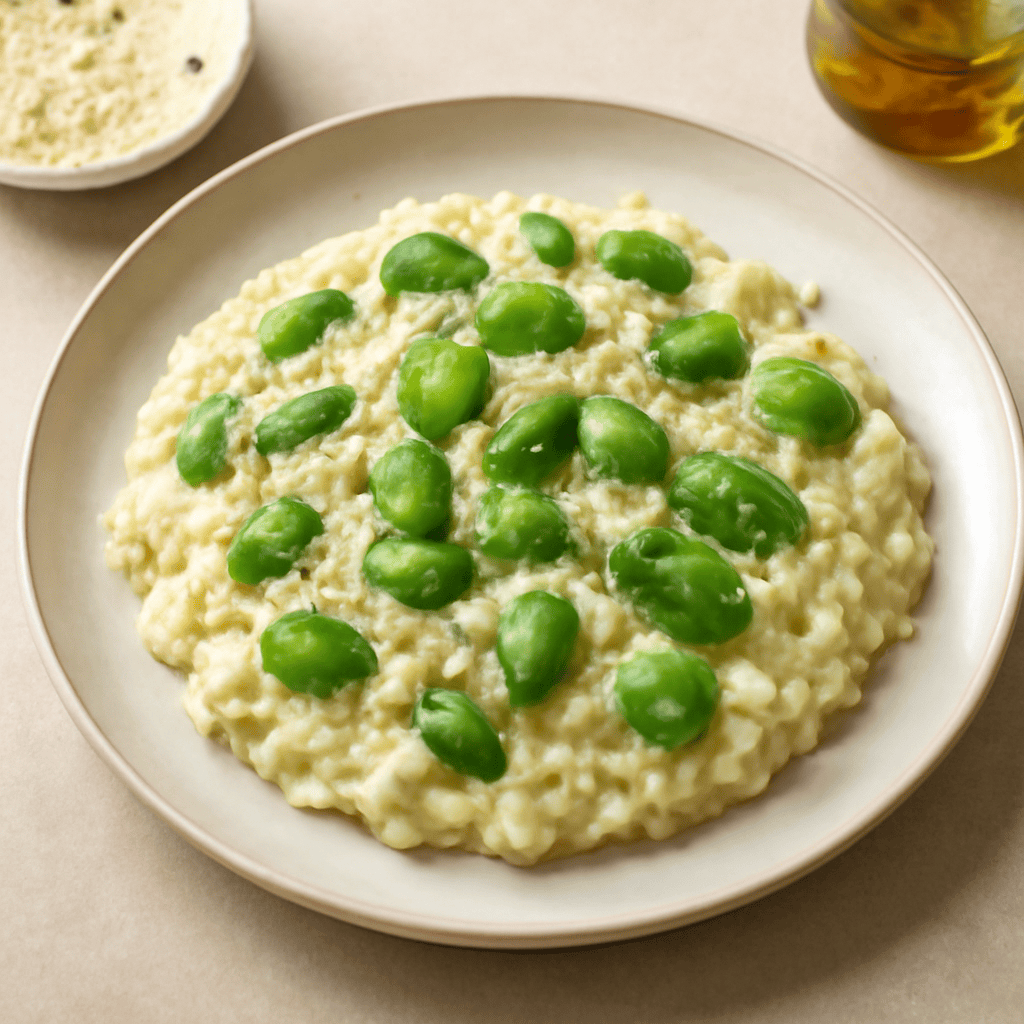 RISOTTO CON FAVE E MENTUCCIA FRESCA