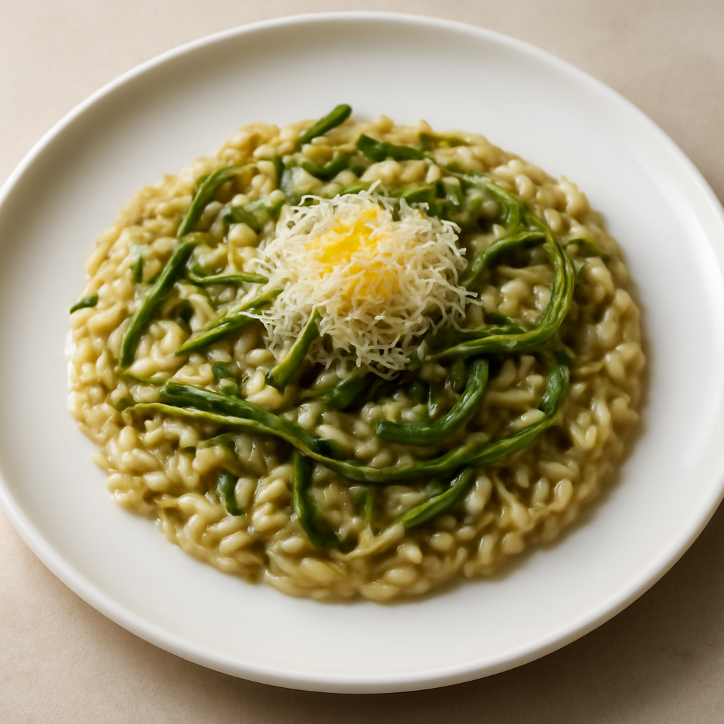 Risotto di Bruscandoli all’ Aceto Balsamico e Limone