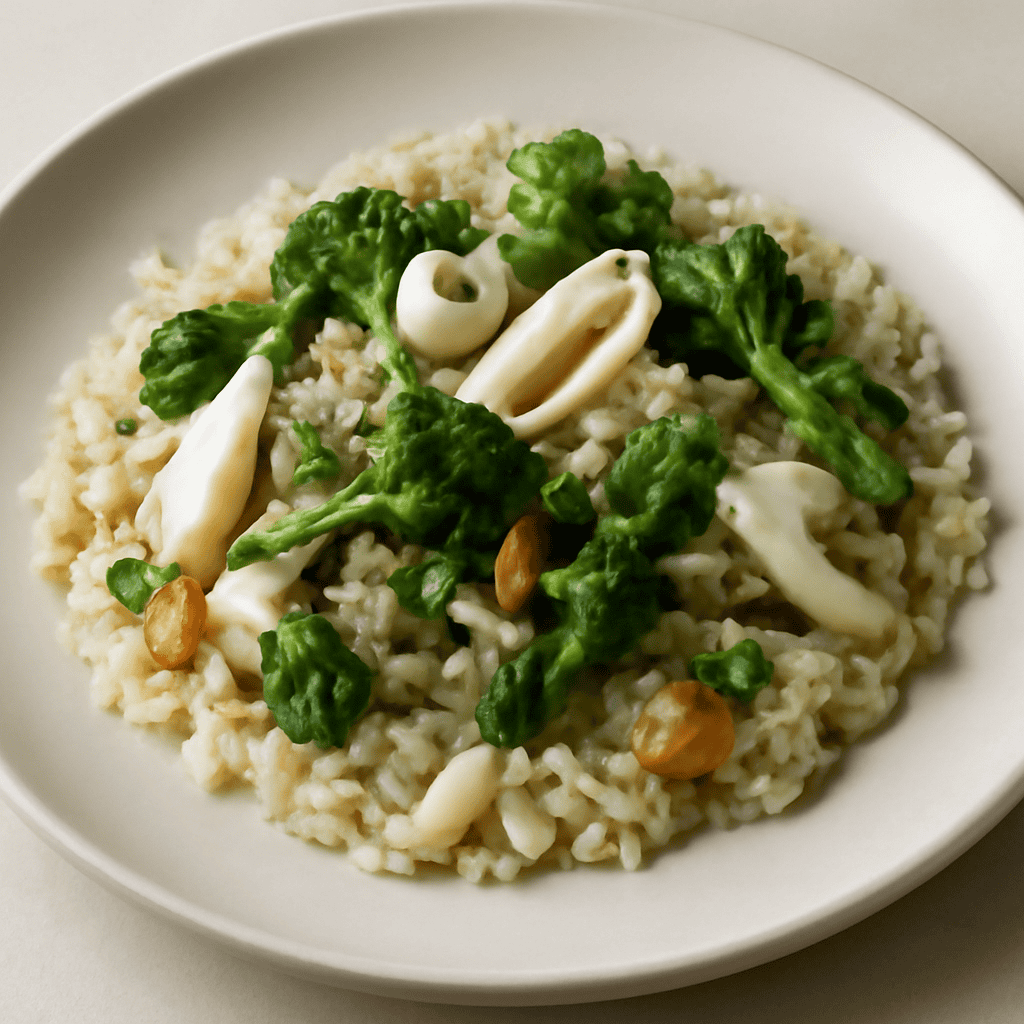 Risotto di mare e broccoletti
