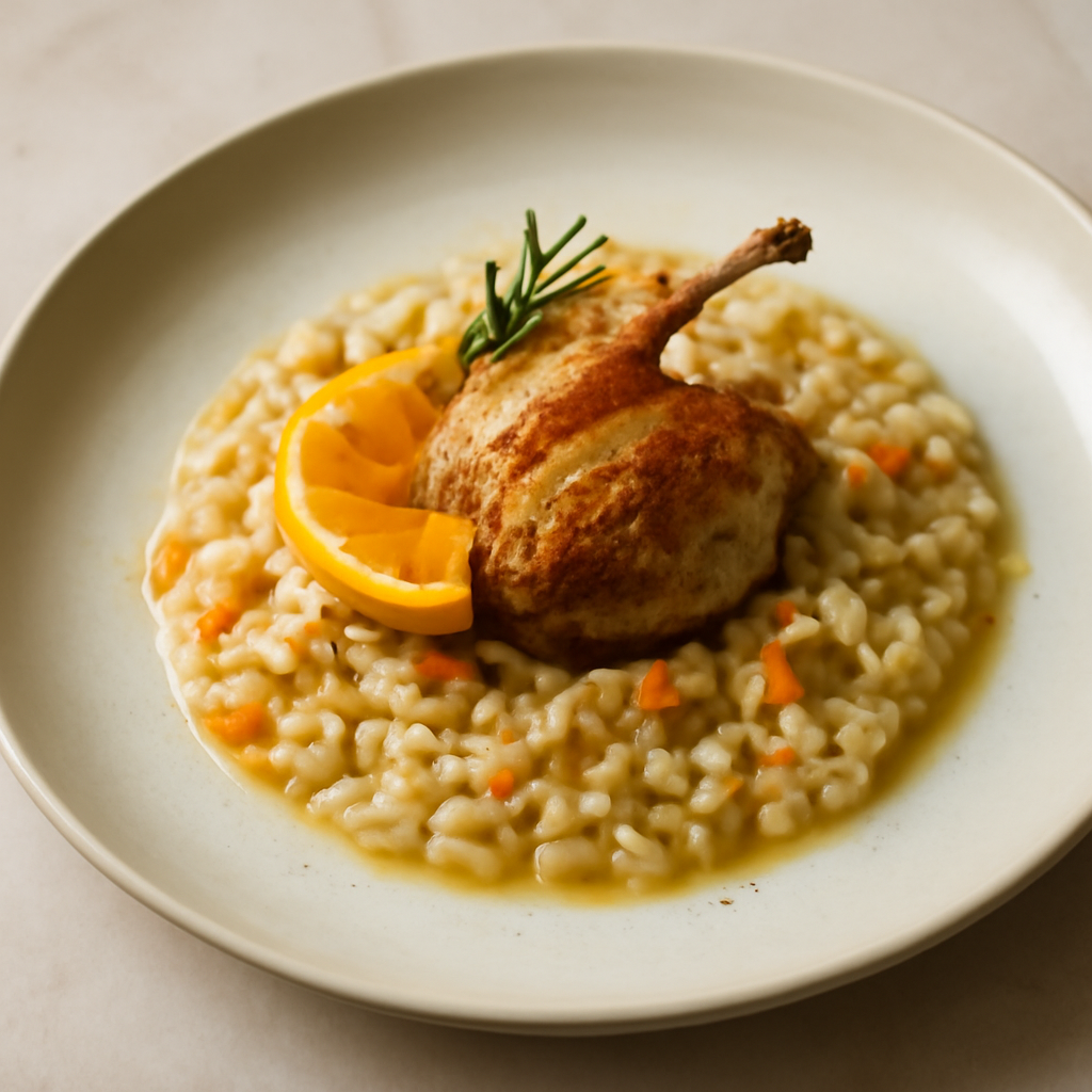 RISOTTO DI QUAGLIA ALL’ARANCIA