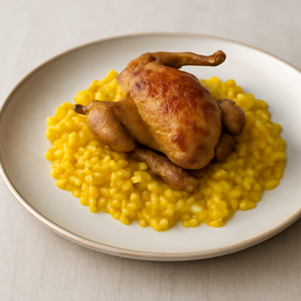 RISOTTO QUAGLIA E CURCUMA