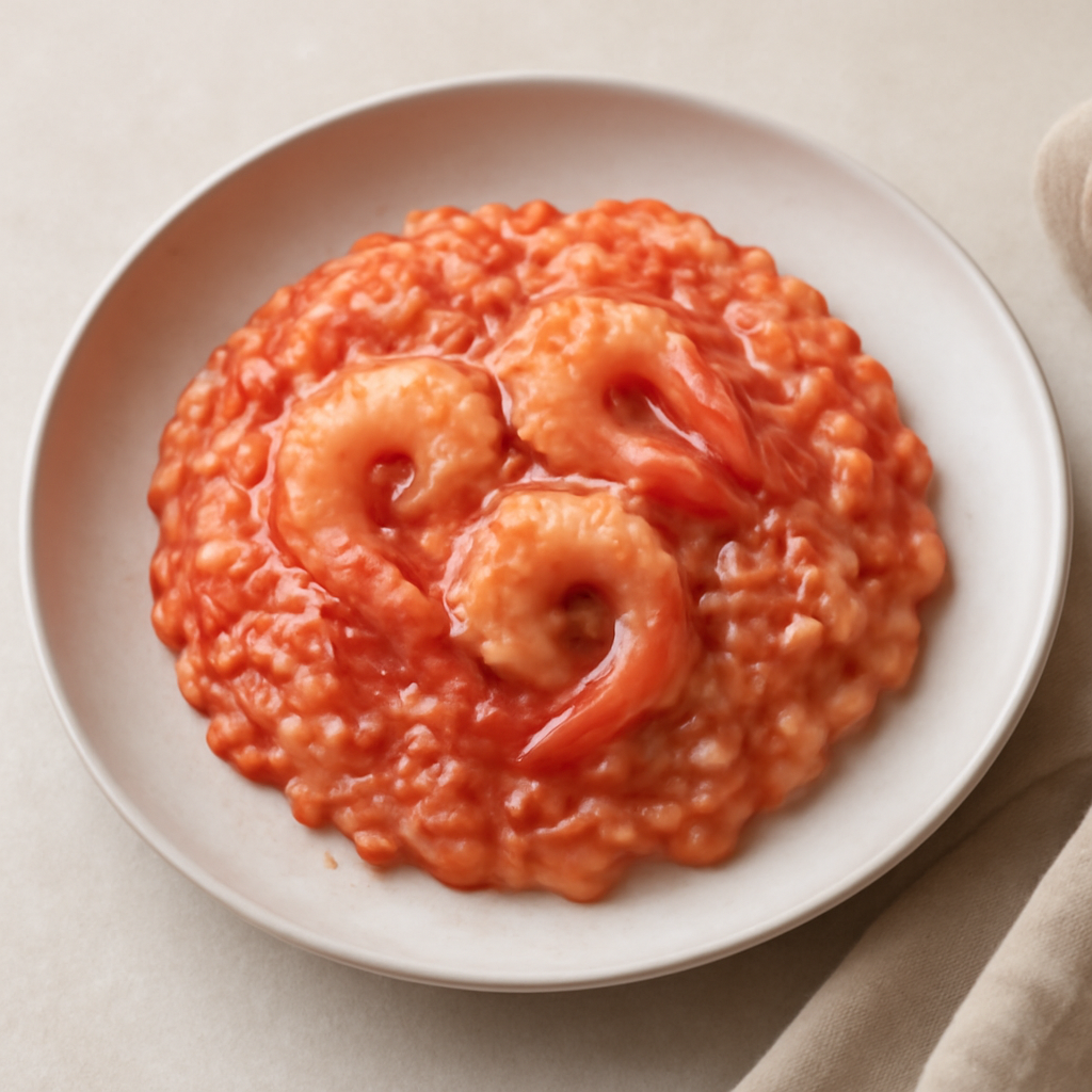 Risotto rosa al gambero