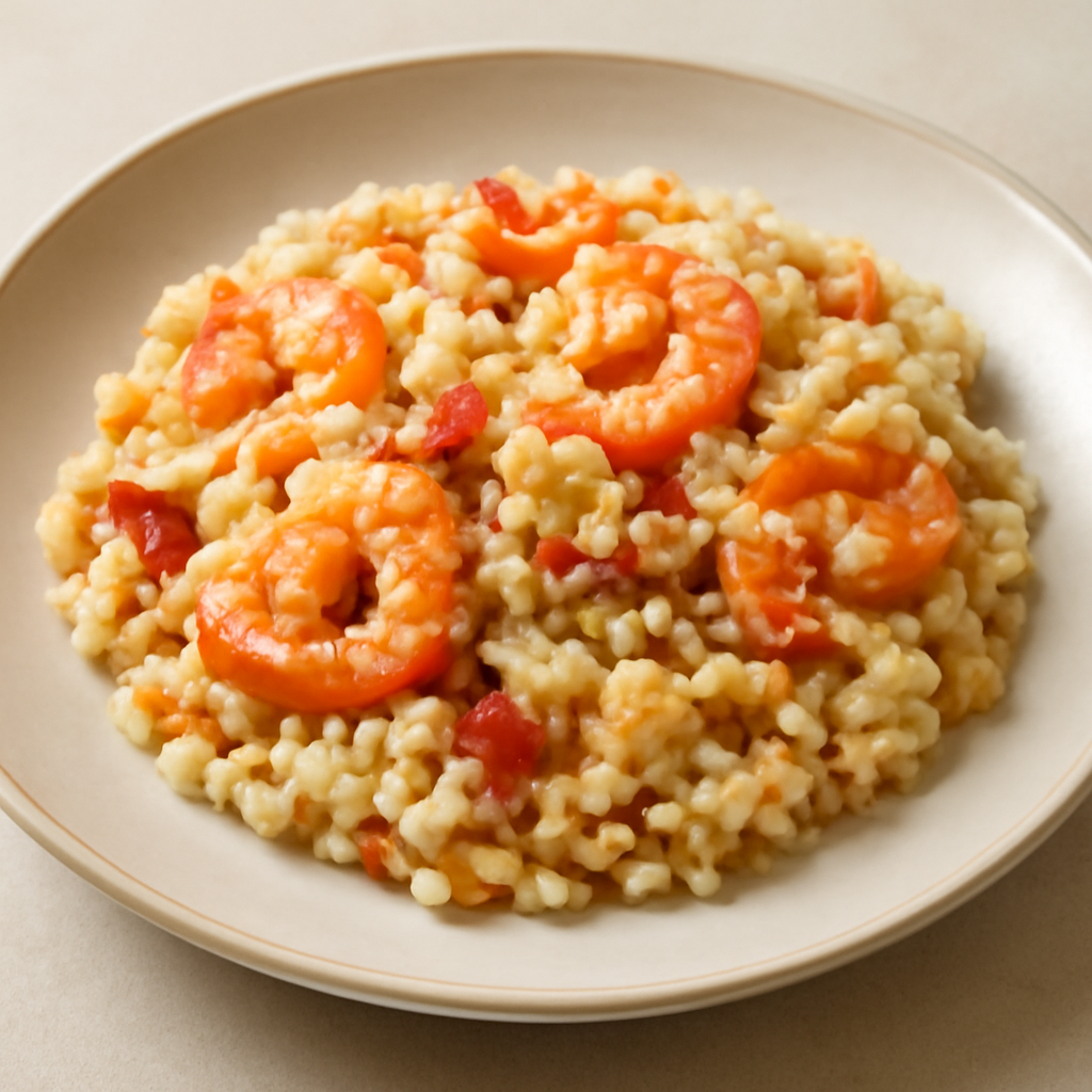 RISOTTO SPECK E GAMBERETTI