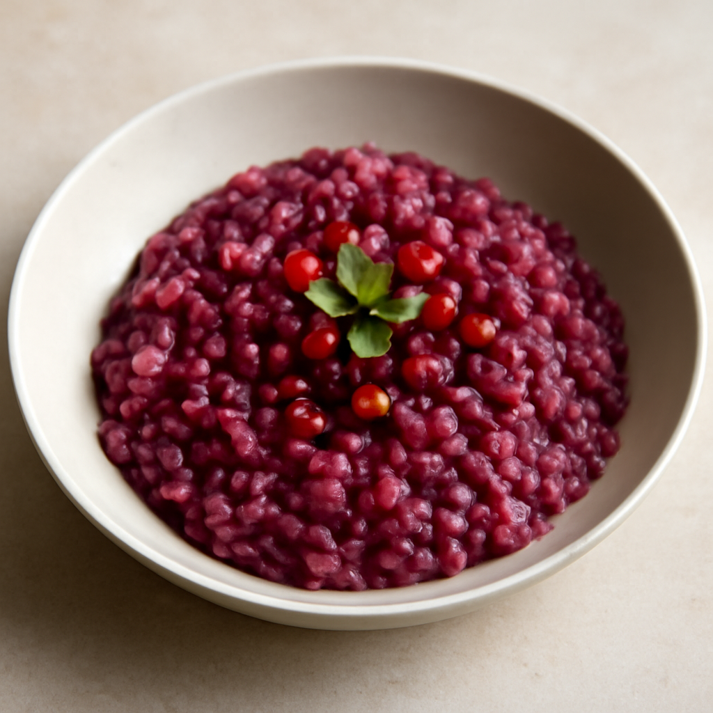 Risotto viola al profumo di Norcia