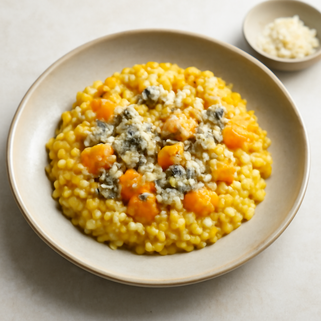 Risotto zucca e gorgonzola