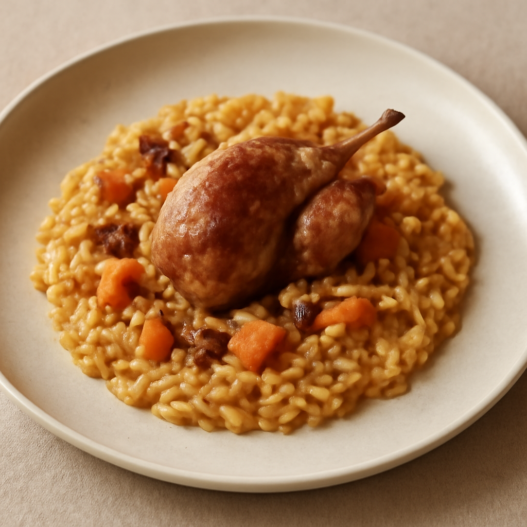 Risotto Zucca e Quaglia