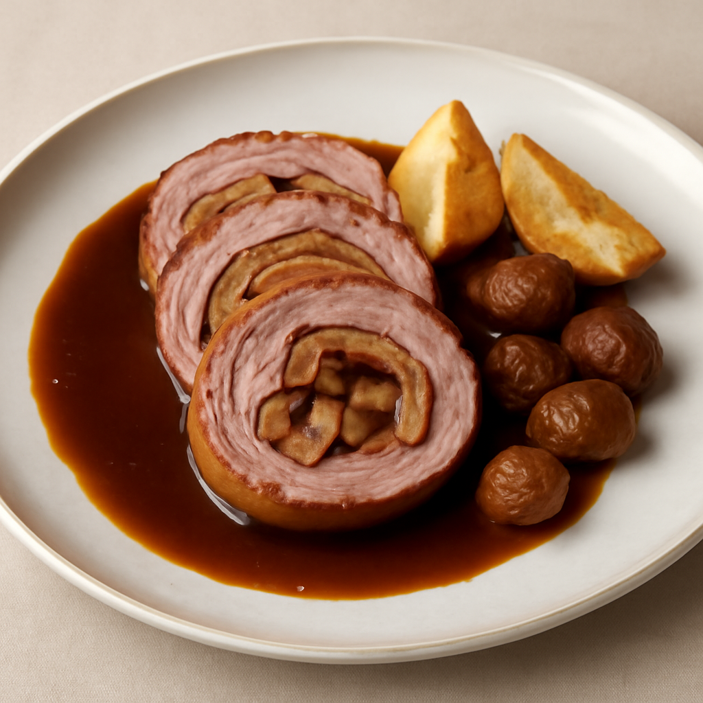 rollè alle mele e castagne