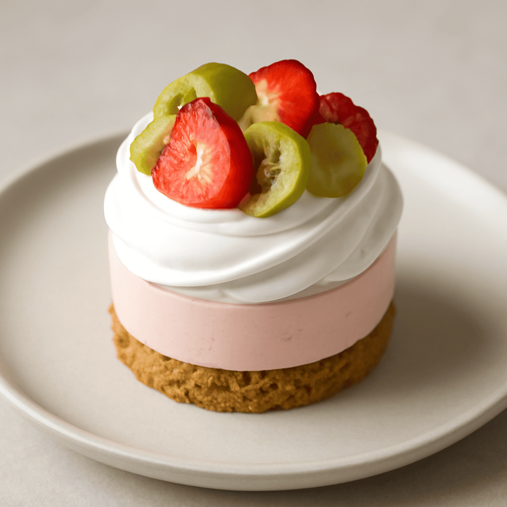 Rosa spumosa allo yogurt