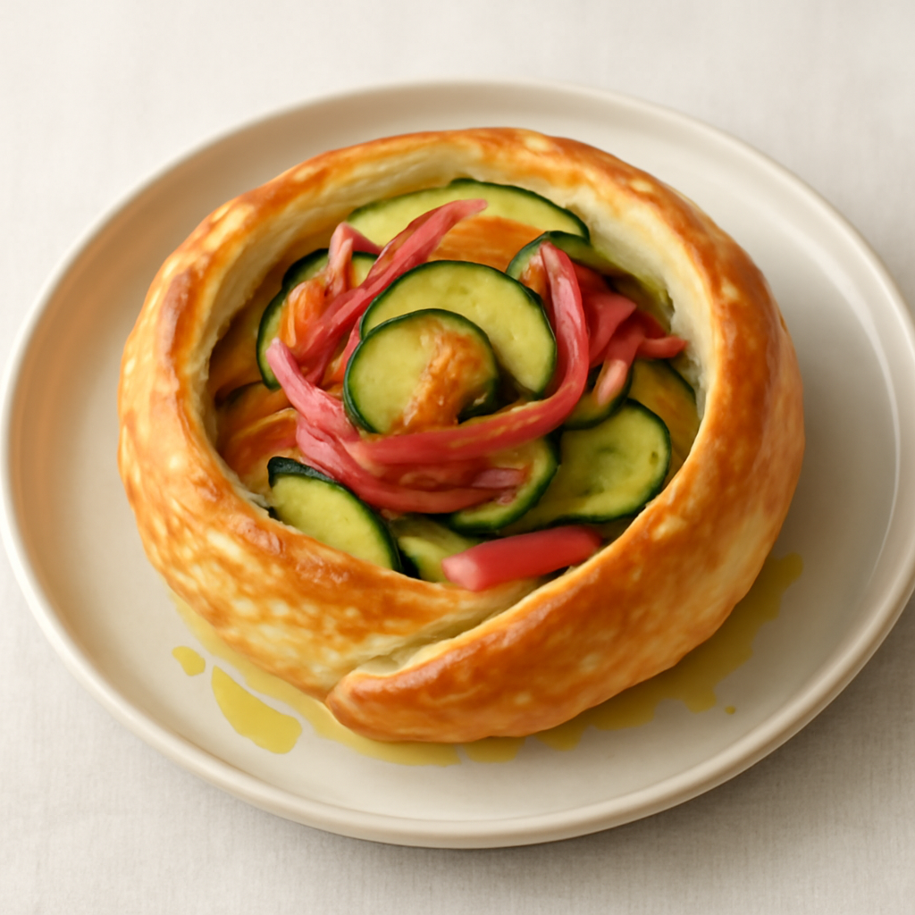 Rosette speck e zucchine
