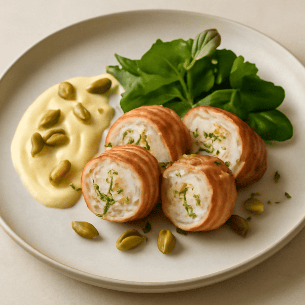 rotolini di pollo con maionese
