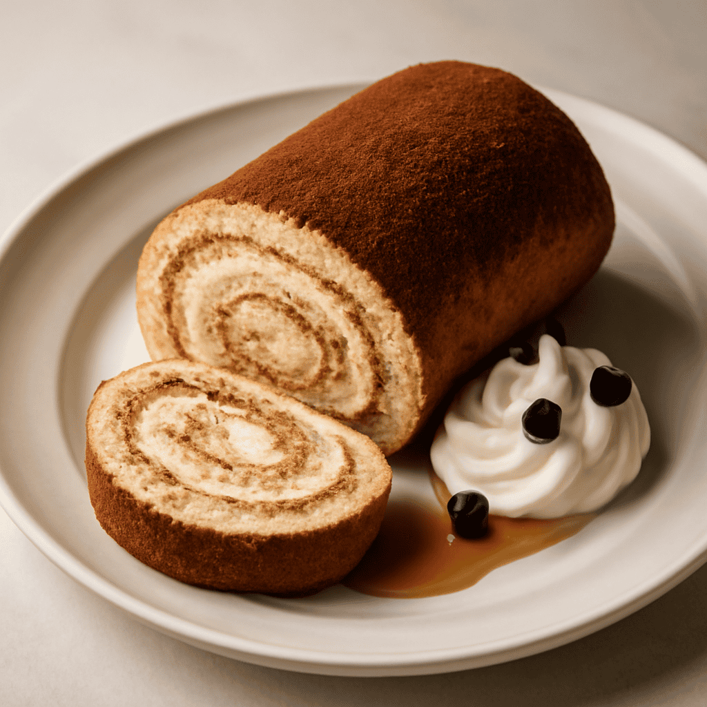 rotolo al tiramisu