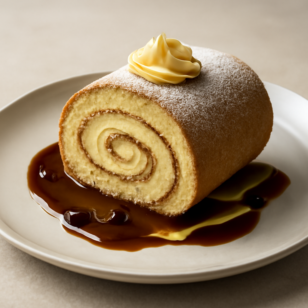 Rotolo allo zababaglione e caffè