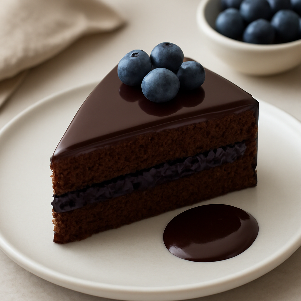 SACHER AI MIRTILLI (SENZA GLUTINE E LATTICINI)