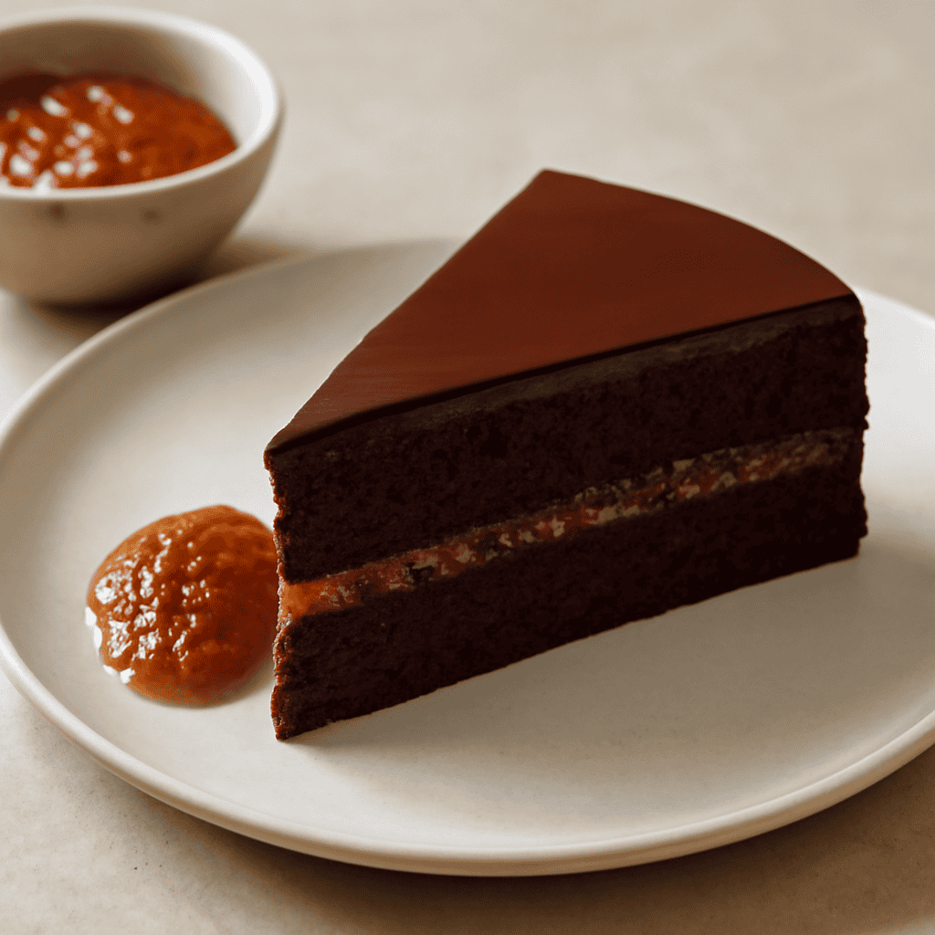 Sacher con marmellata di fichi