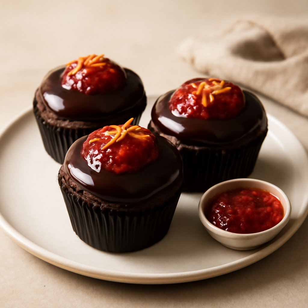 Sacher Cupcakes