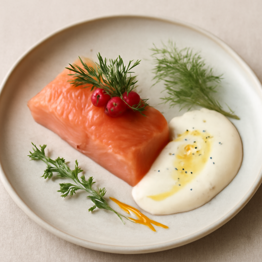 Salmone affumicato sour & sweet